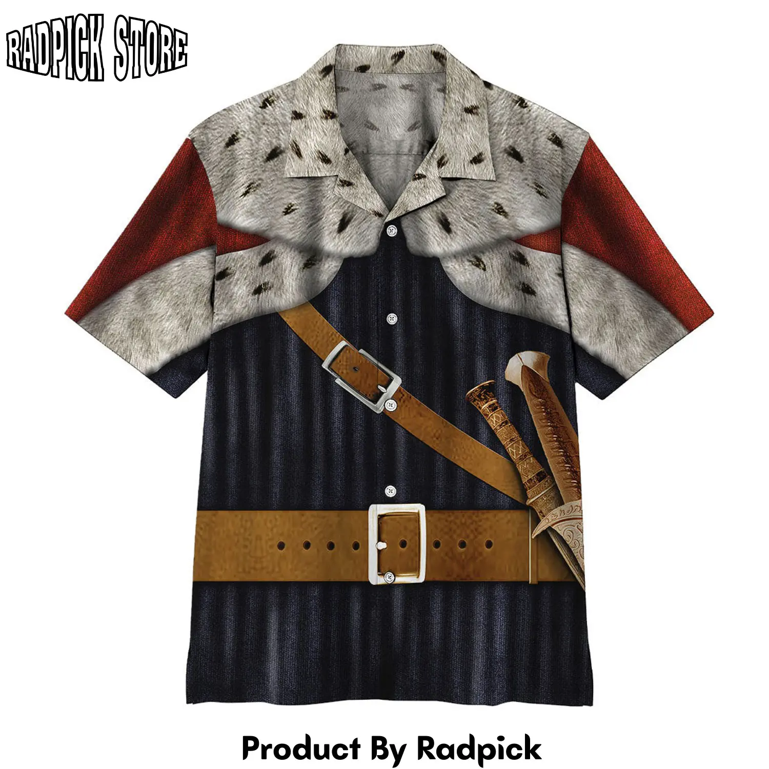 Radpick 3d king alfred the great custom hawaii shirt rp292620